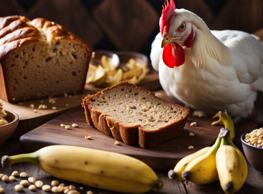 can chickens eat banana bread