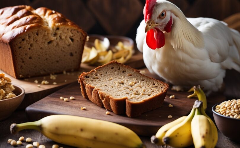 can chickens eat banana bread