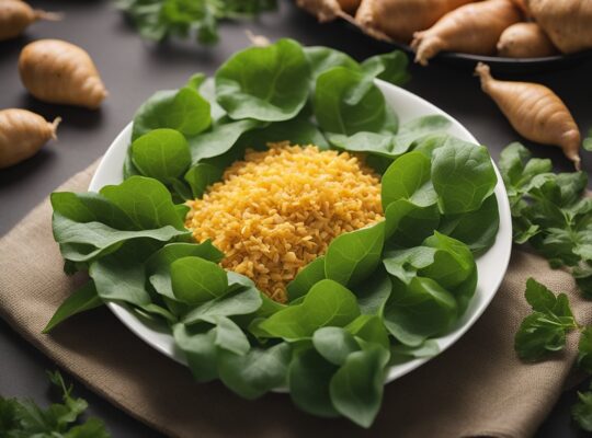 sweet potato leaves