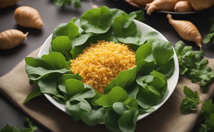 sweet potato leaves